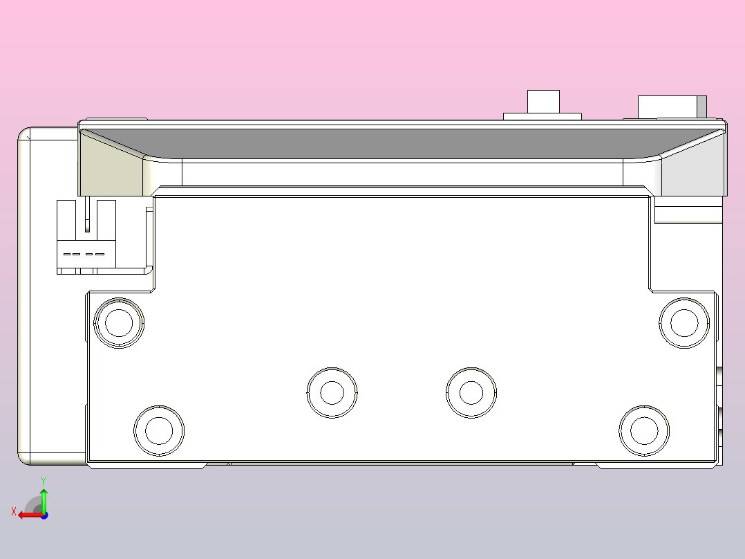 机器人皮带驱动直线轴TPA-GCB-150-P80-L1050-QR-M75-N3后视图