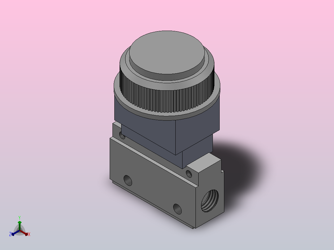 MFM320-01[MFM32001-LB]机械阀正等轴测图