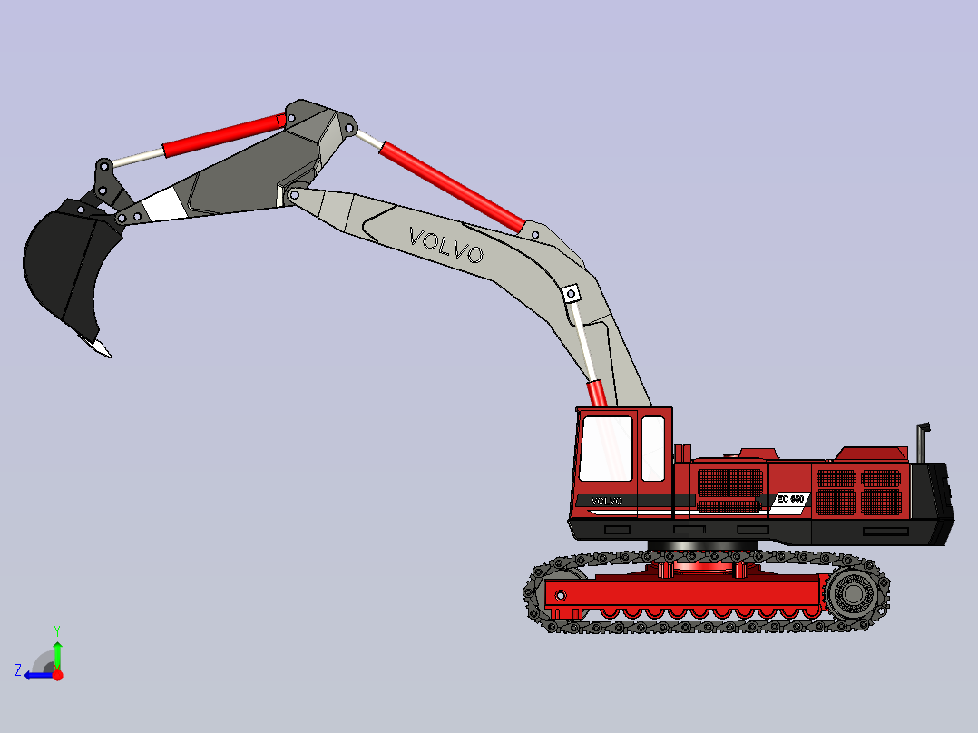 挖掘机 - VOLVO EC 360右视图