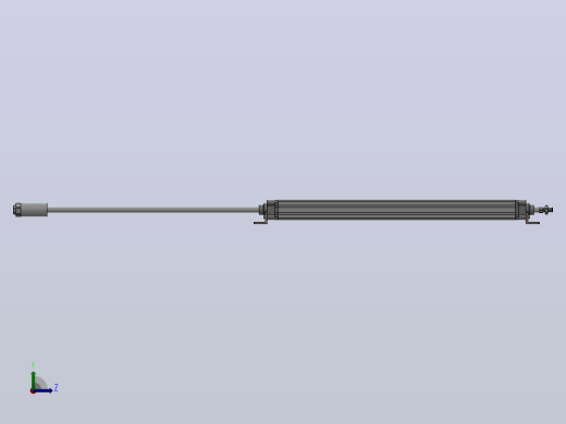 SEJ双轴复动行程可调型气缸SEJ 32×500-50-S左视缩略图