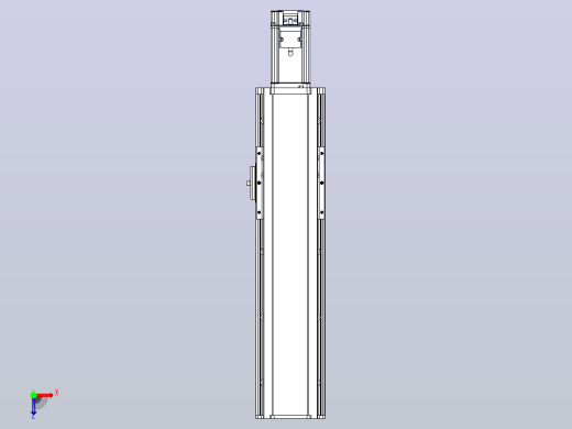 日规模组半封闭丝杆TPA-HNR-105D-1610C-L250-M-C-P40-N3俯视缩略图
