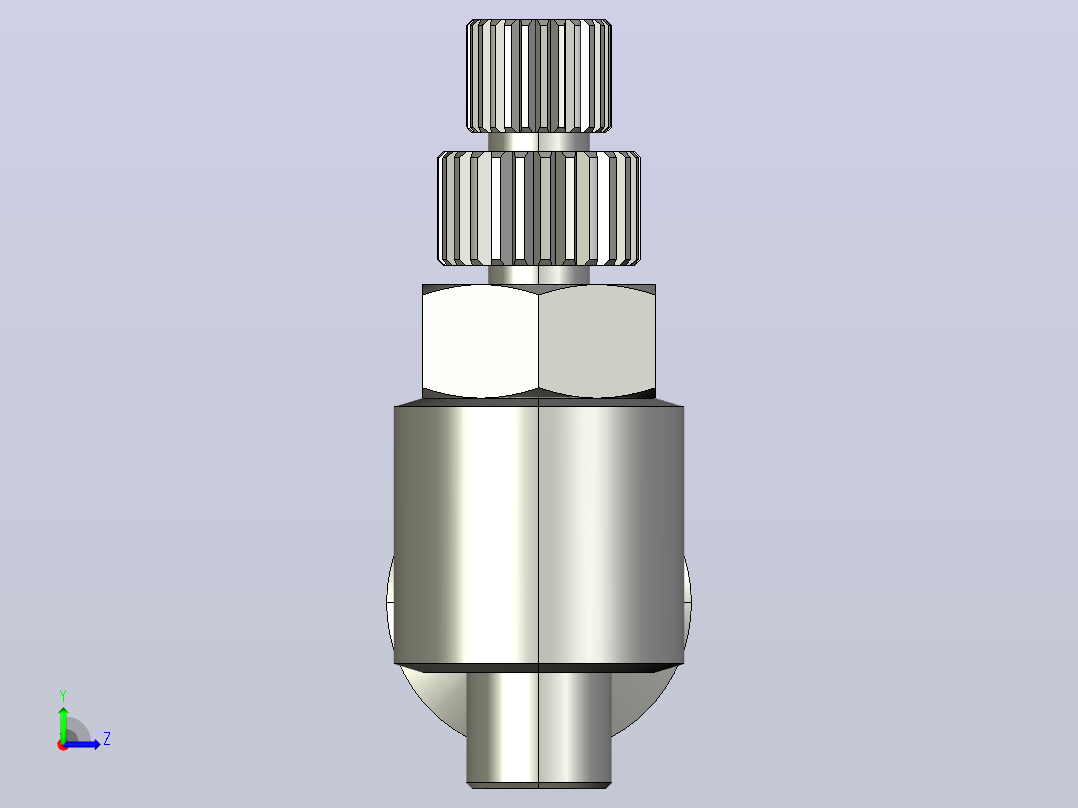 MSE-C(Mini Elbow)塑体插入式管接头[013094105] 左视图