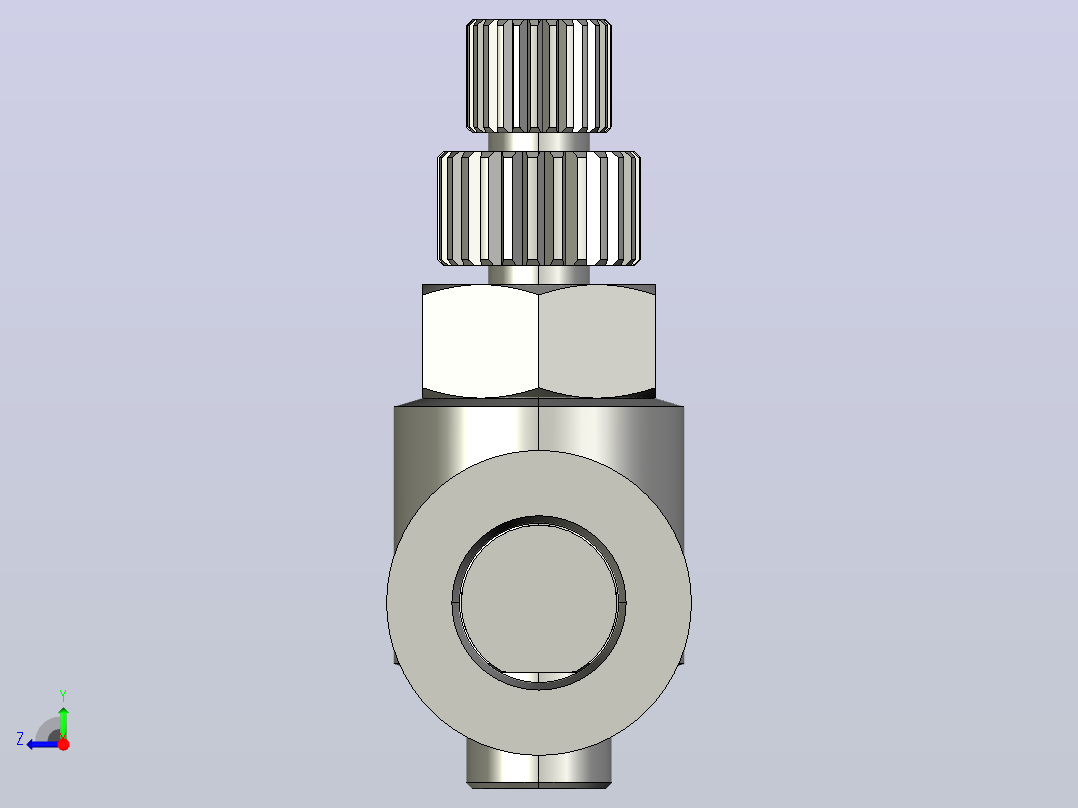 MSE-C(Mini Elbow)塑体插入式管接头[013094105] 右视图