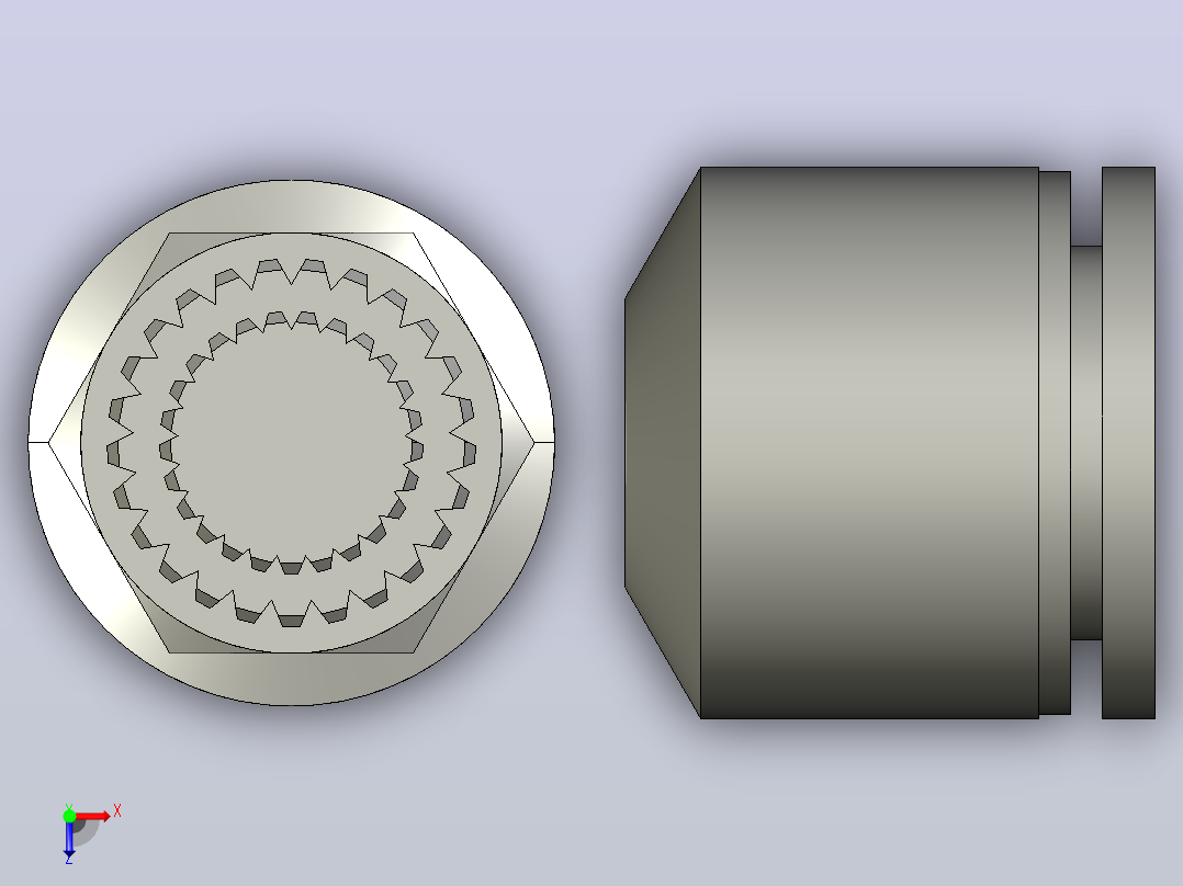 MSE-C(Mini Elbow)塑体插入式管接头[013094105] 俯视图
