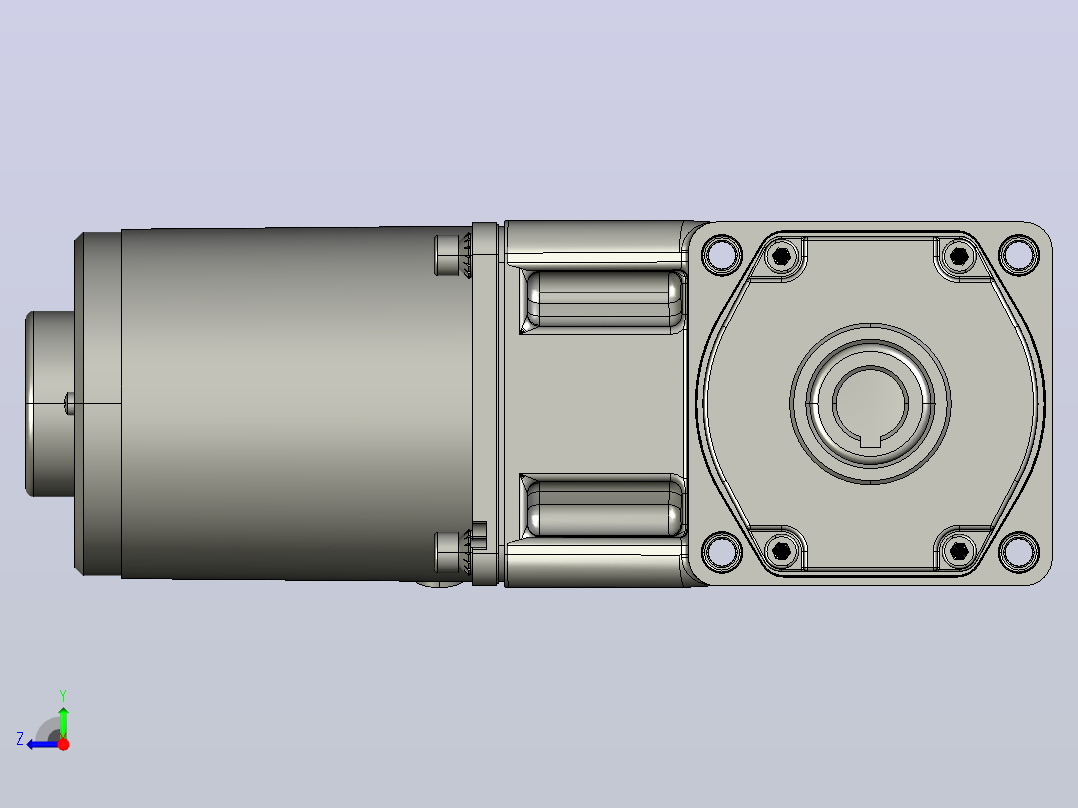 交流减速机5IK40RGU-C(5GU3RC-180RC)新右视图