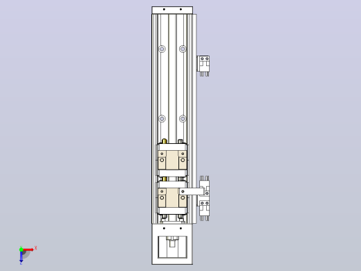 KK60-300S2-F0 模组 S2短滑座 KK60-S2-F0 替换上银俯视缩略图
