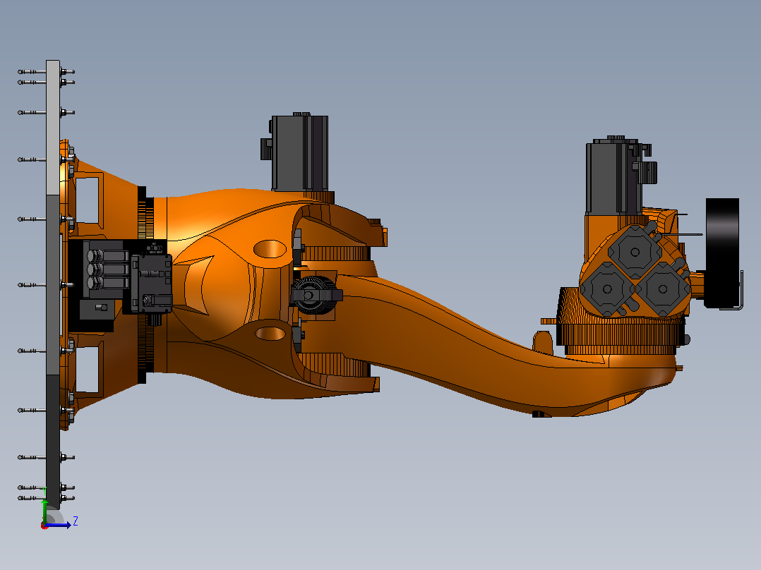 KUKA KR 1000 titan F机器人左视图