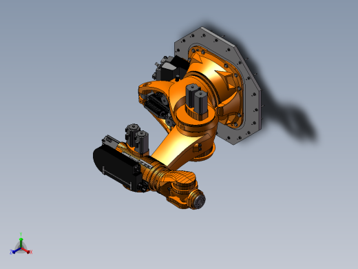 KUKA KR 1000 titan F机器人正等轴测缩略图