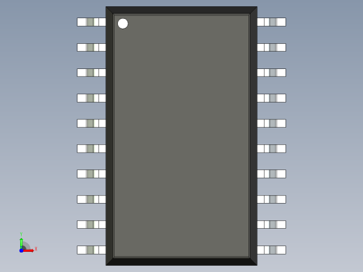 106x SOIC 封装（小外形集成电路）SOIC127P1042X355-20N前视缩略图
