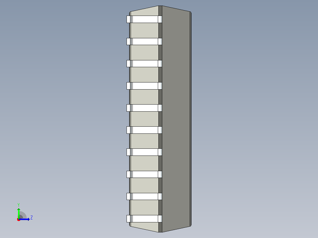 106x SOIC 封装（小外形集成电路）SOIC127P1042X355-20N左视图