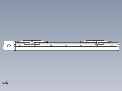 皮带直线轴双滑块型TPA-GCBS-120-P70-L100-DR-M20-N3右视缩略图
