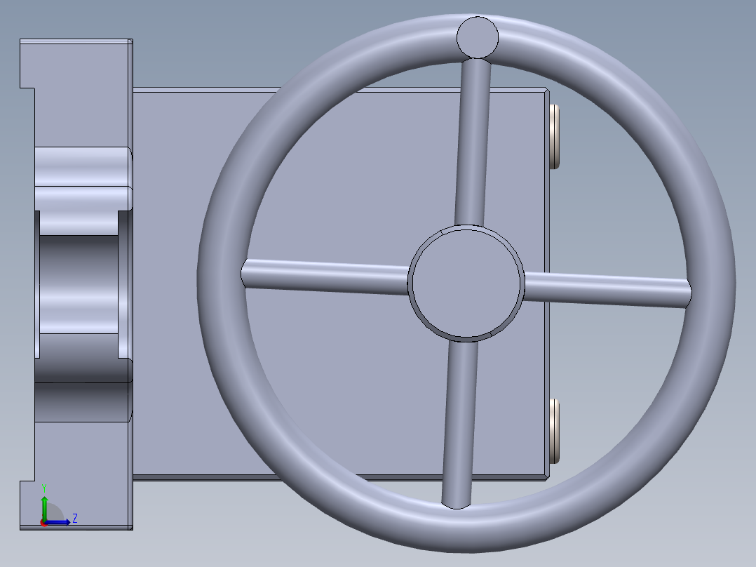 两孔连杆铣床夹具左视图