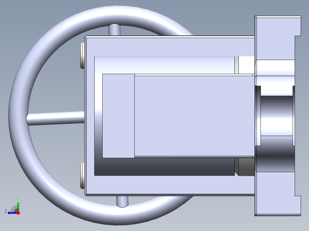 两孔连杆铣床夹具右视图