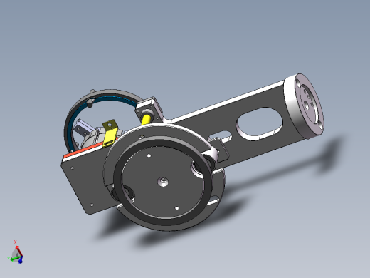 机器人取放料机构（sw18可编辑+工程图）