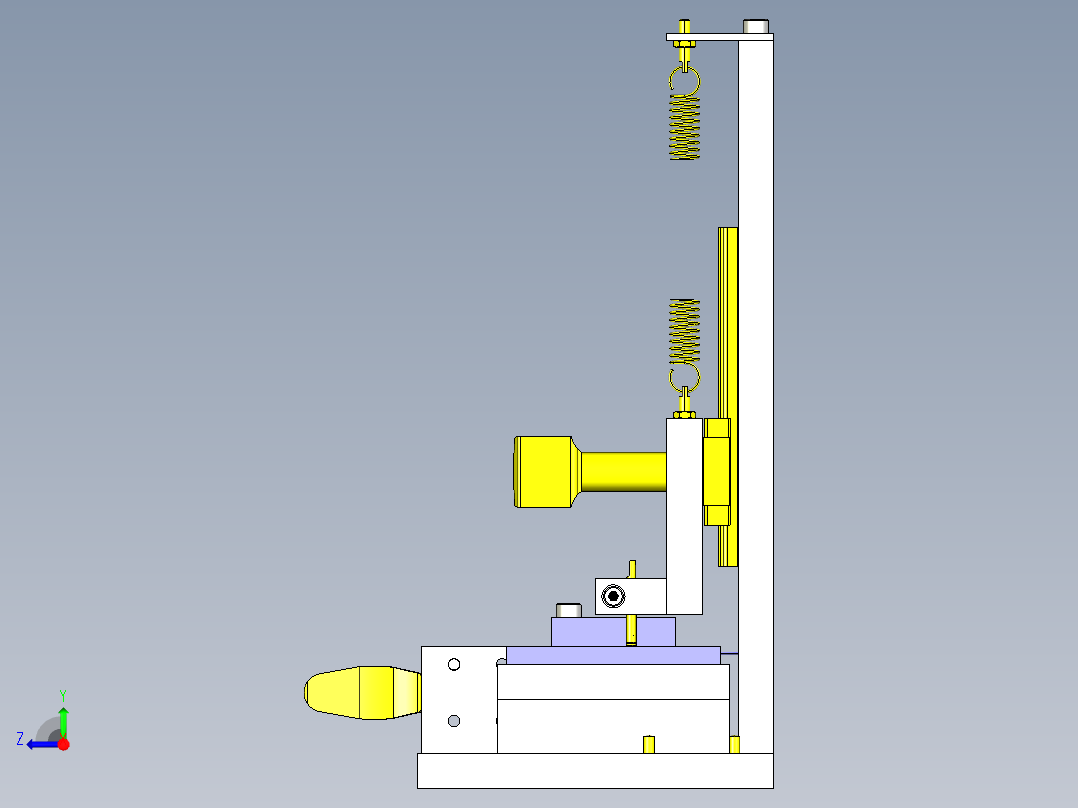 导通检查夹具右视图