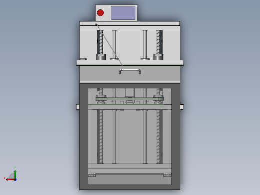 SMT行业通用移栽接驳台(sw16可编辑+工程图)后视缩略图