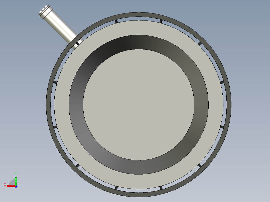 舰艇火炮 后视图