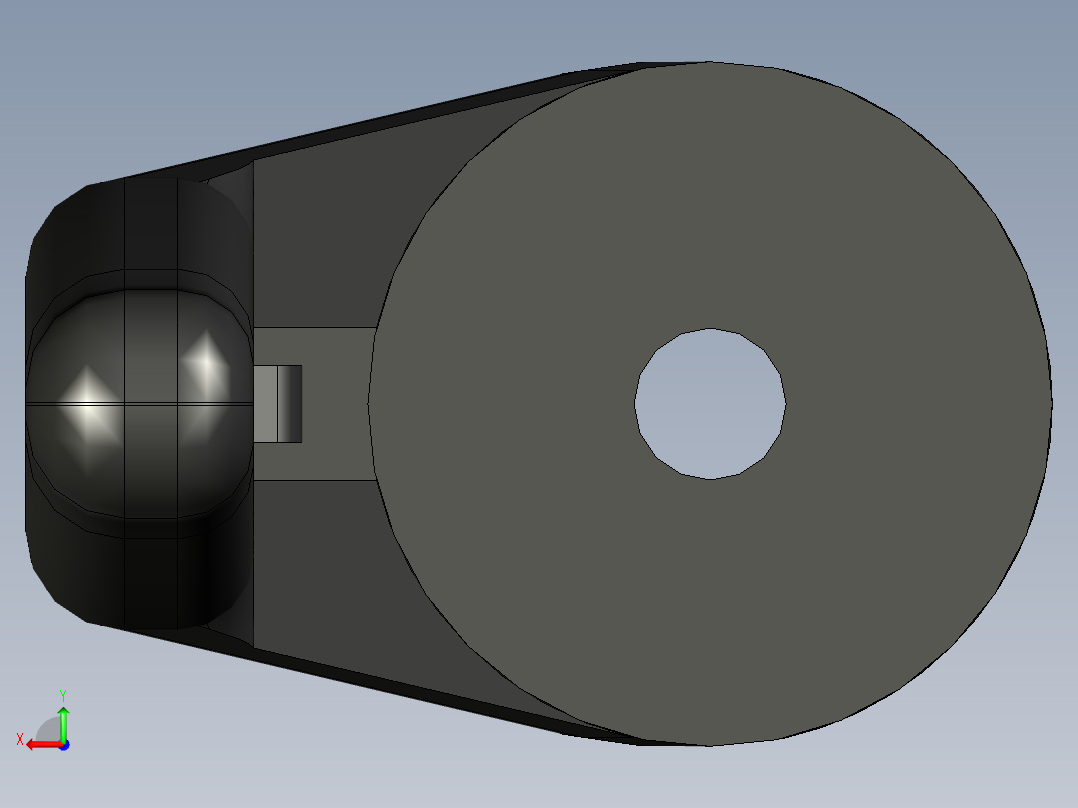 黑色签字笔后视图