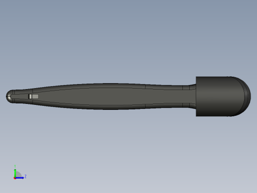 黑色签字笔左视缩略图