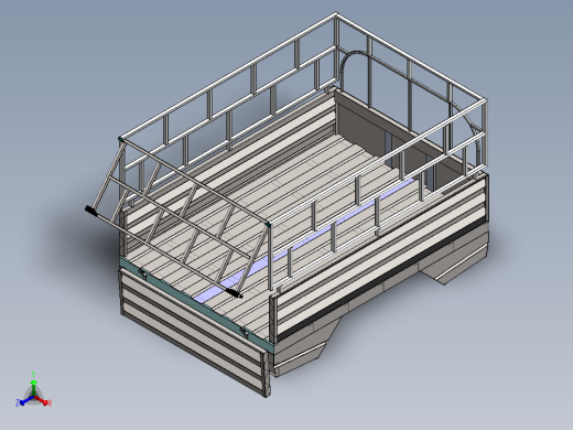 solidworks 货架3D模型正等轴测缩略图