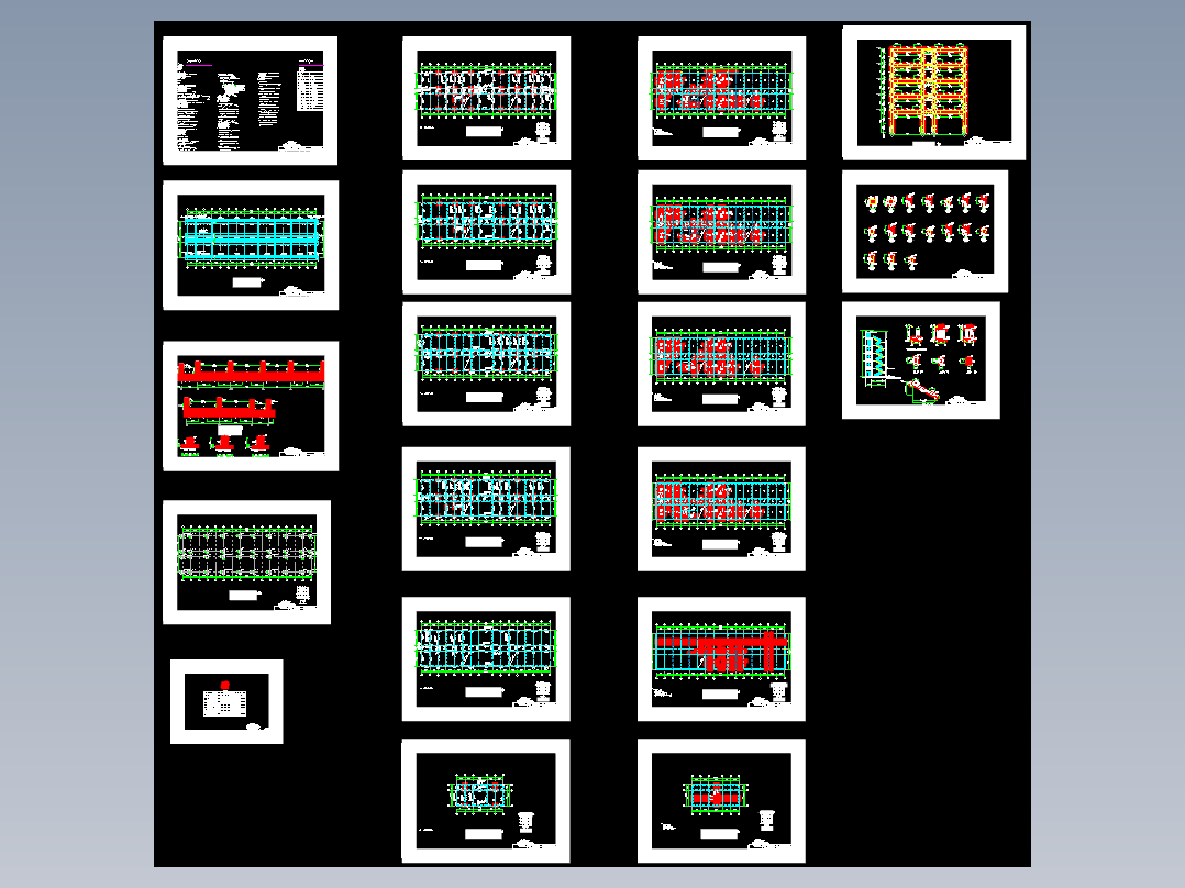 【六层】5523平米局部特警训练大楼（计算书、建筑、结构图）