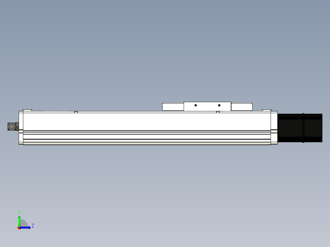 Toyo东佑达直线模组-ECH14-250-BC-200W左视图