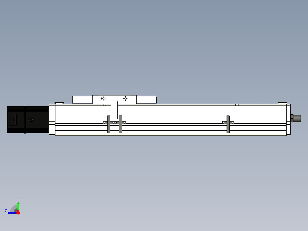 Toyo东佑达直线模组-ECH14-250-BC-200W右视图
