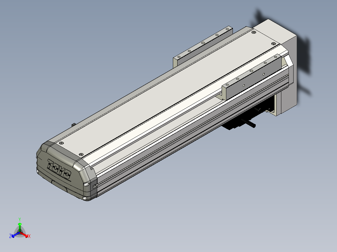 Toyo东佑达直线模组-ETH14-300-BM-200W正等轴测图