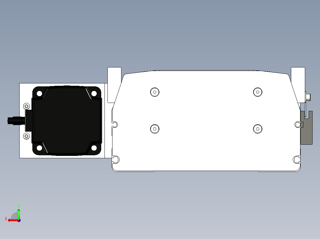 Toyo东佑达直线模组-ETH22-400-BL-750W+煞車后视图
