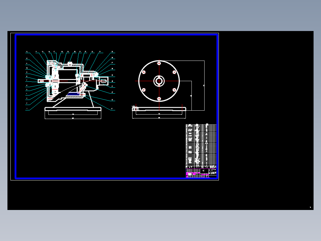 谐波齿轮机构的设计