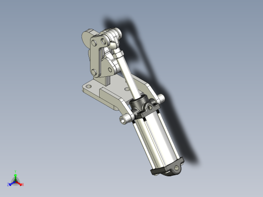 自动化用气压夹钳(1)正等轴测缩略图