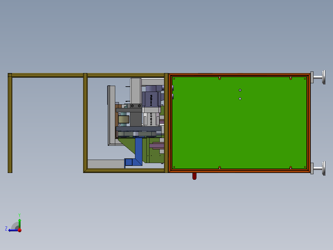 01月-4米长汽车密封条打孔机sw18可编辑右视图