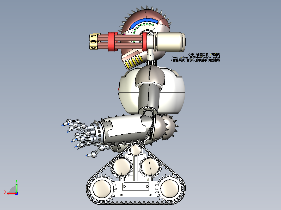 B11_履带式终结者后视图