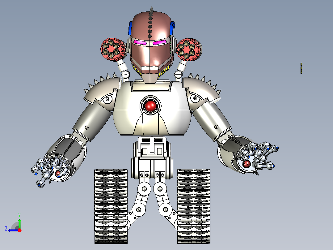B11_履带式终结者右视图