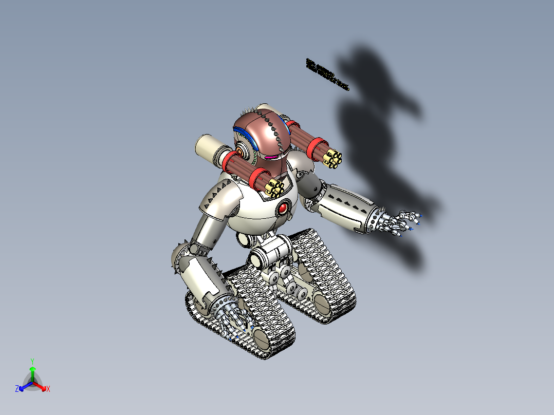 B11_履带式终结者正等轴测图