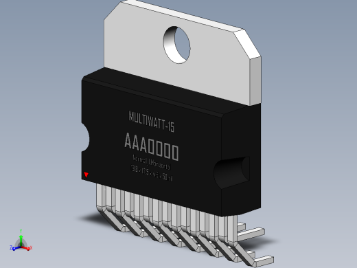 multiwatt-ST 封装-MULTIWATT-15