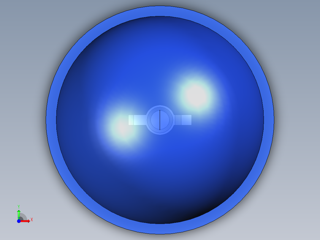 LED_Round_Blue_D10.0mm前视图