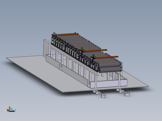 造纸机干燥部件模型3D图纸 Solidworks设计 附STEP格式