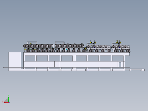 造纸机干燥部件模型3D图纸 Solidworks设计 附STEP格式后视缩略图