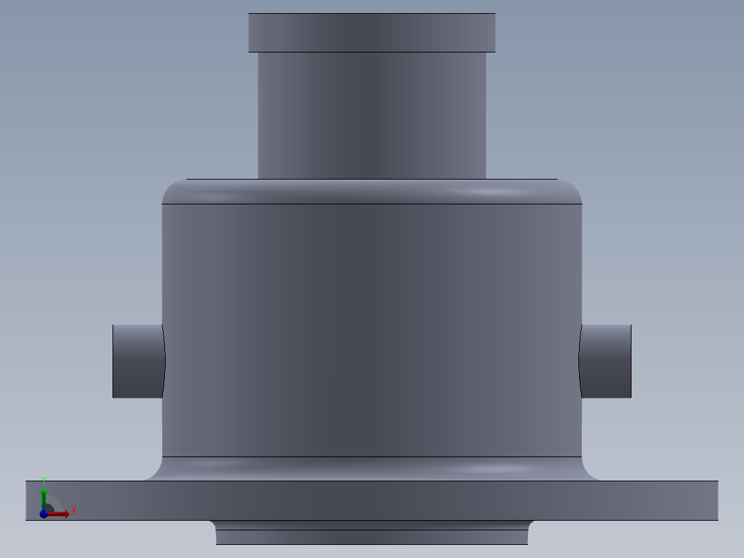 SW建模练习题-practice 76前视图