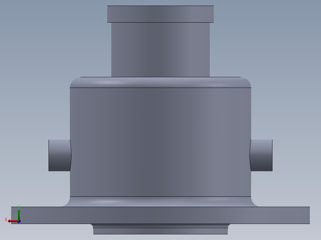 SW建模练习题-practice 76后视图