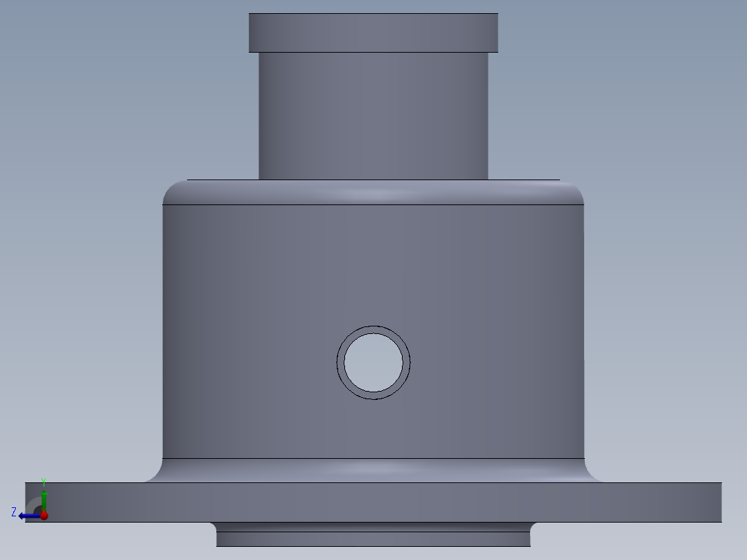 SW建模练习题-practice 76右视图