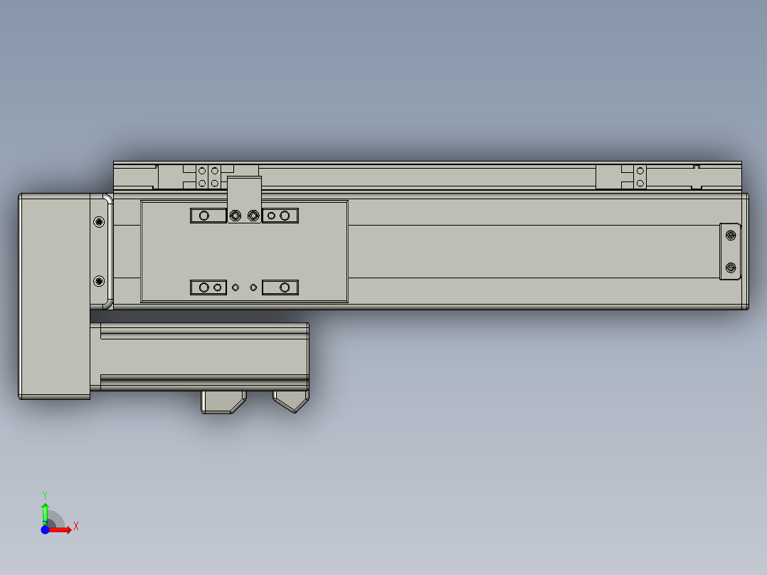 VF丝杆传动-一般环境VT6-S200-BL前视图