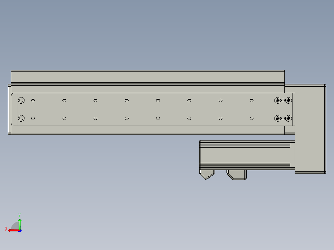 VF丝杆传动-一般环境VT6-S200-BL后视图