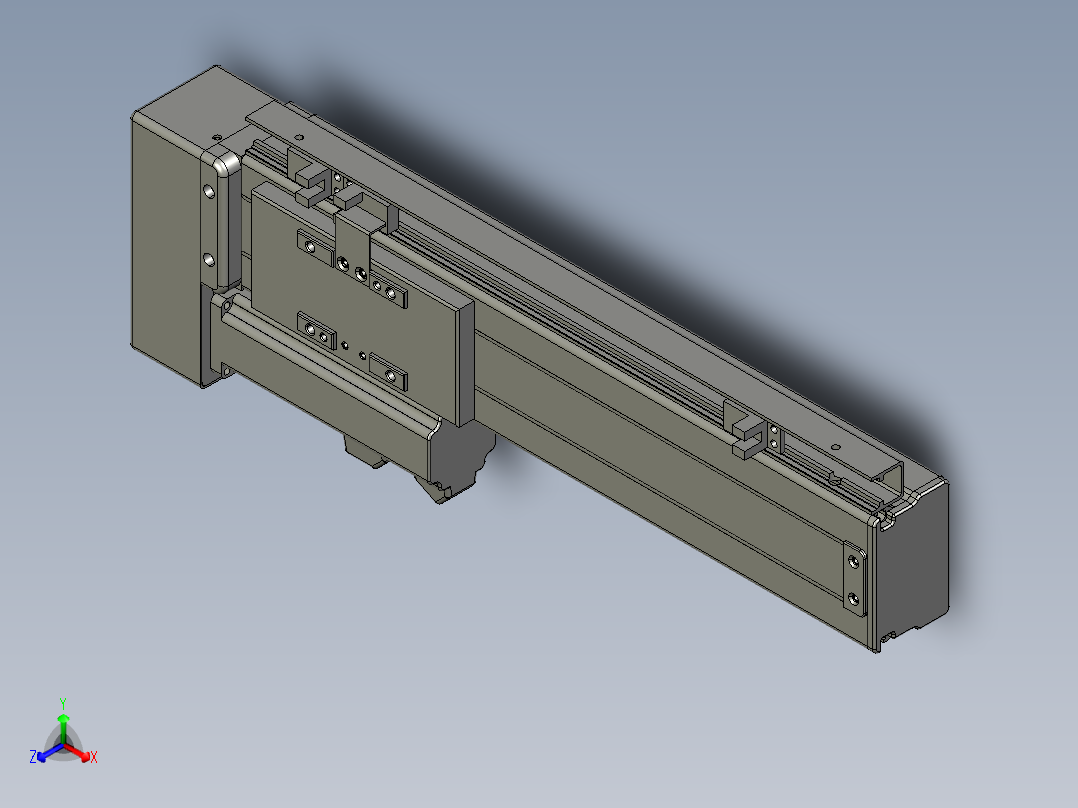 VF丝杆传动-一般环境VT6-S200-BL正等轴测图