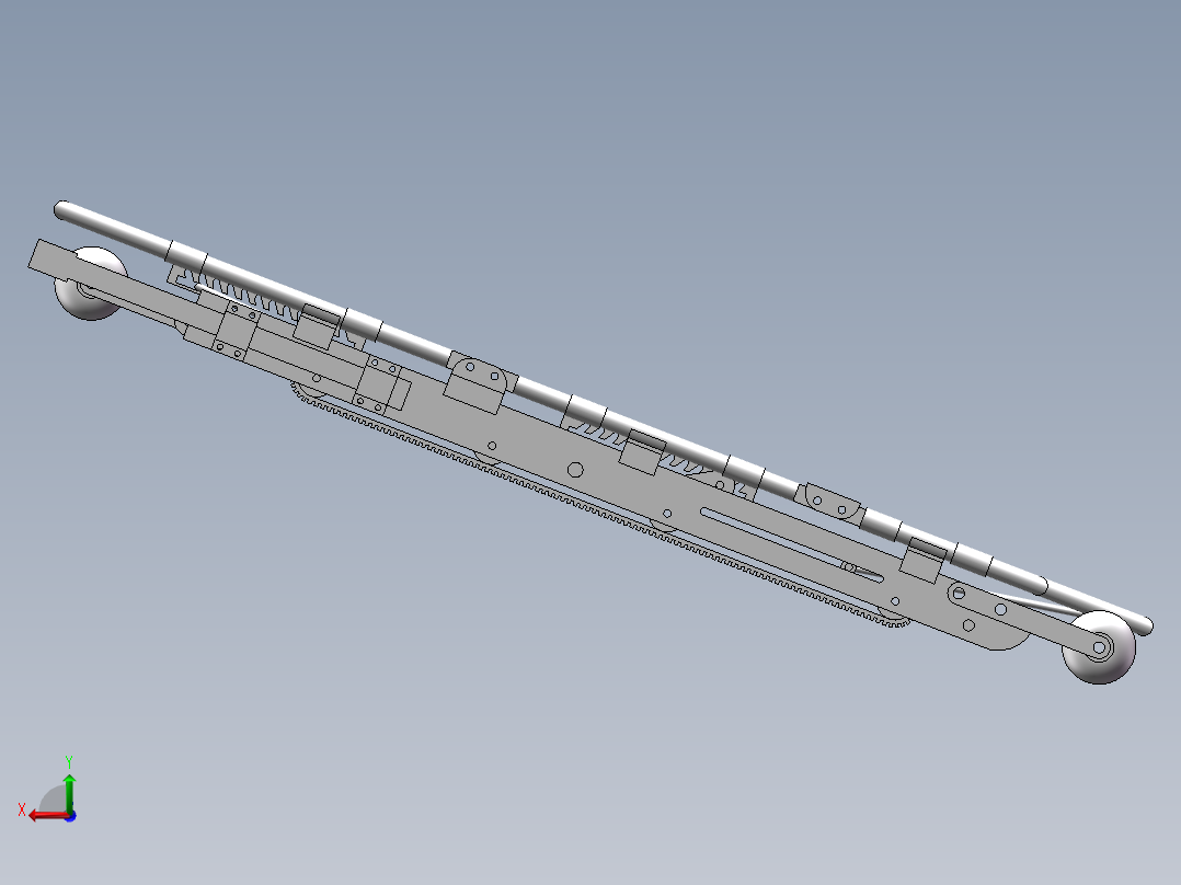 多功能担架后视图