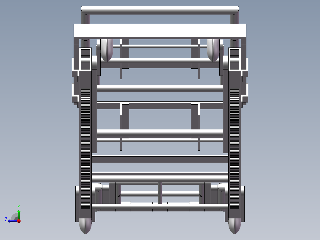 多功能担架右视图
