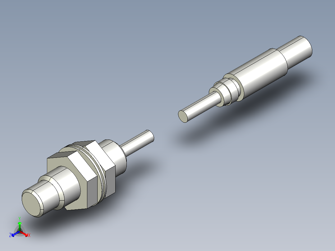 基恩士EX-008_kc图纸模型正等轴测图
