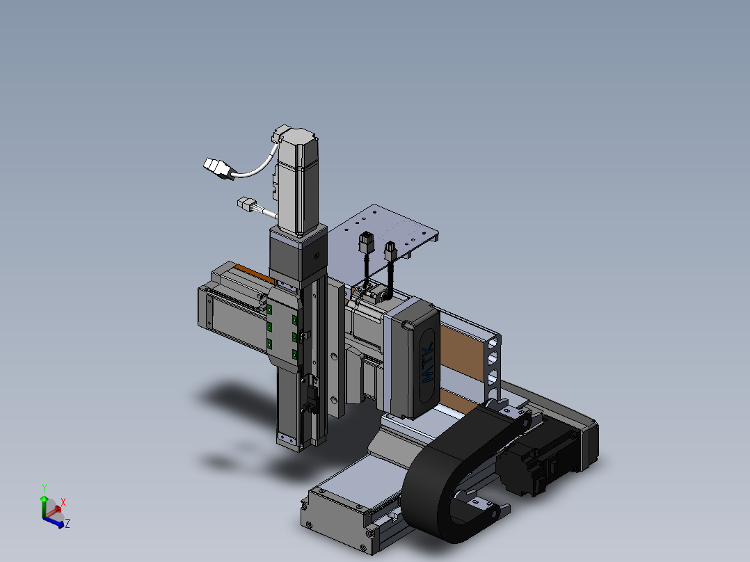 内嵌直交机械手XYG系列XYG432-A3主视图