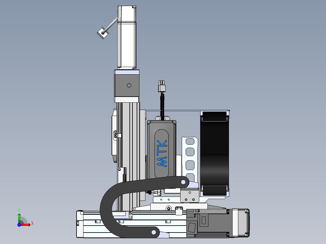 内嵌直交机械手XYG系列XYG432-A3前视图